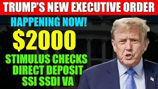 🚨ПРОИСХОДИТ СЕЙЧАС! Обновление программы стимулирования экономики Трампом на 2000 долларов &mdash; УКАЗ...