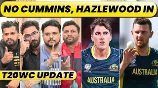 BIG BLOW FOR AUS AHEAD OF T20WC. BAD NEWS ON PAT CUMMINS PARTICIPATION, POSITIVE UPDATE ON TIM DAVID