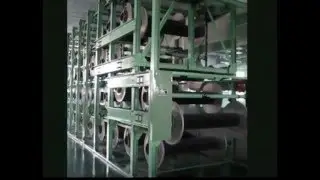 SUNTECH Computerized Beam Stacker Warp Beam Fabric Roll Storage System