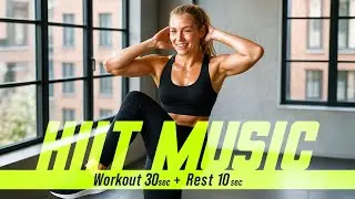 5 Min HIIT Interval Timer Workout 30 sec +10 sec Rest |  Pop &times; Funk &times; House for Home Workout