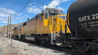 UP Chevron local heads north towards the refinery - SLC, UT.  5/8/25