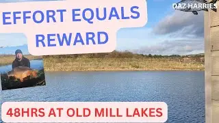 48hrs WINTER CARP FISHING ON ALDER AT OLD MILL LAKES 2024 #carpfishing #carpfishing2024 #alder