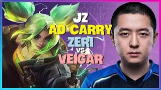 Challenger Jz Demonstrates Flawless Zeri Kiting Mechanics Engsub