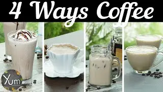 Mocha Cooler, Spiced Coffee, Filter Coffee And Iced Coffee | 4 Ways Coffee