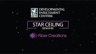 Fiber Creations Donates Star Ceiling To Developmental Enrichment Centers