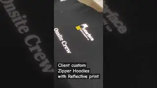 custom Zipper #Hoodies with Reflective #branding #print #bulkorders #corporatelife  #trending