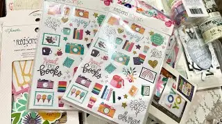 HUGE American Crafts Vault Sale Haul!! $0.60 stickers, $0.90 stamps and MORE!! 🎀❤️🎀