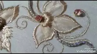 حصري ولأول مرة على اليوتوب /طريقة تطريز ورود من توب الاركانزا /🌹🌹🌹🌹🌹
