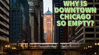30 MINUTE Drive in Chicago Loop: DESERTED Downtown Fall Sunday