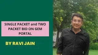 Single packet and  two packet bid system on GeM Portal #gem #government #contractors #bidding