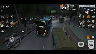 Driving a Bus at NIGHT on the Most DANGEROUS Route 🚍🔥 | BUSSID Simulator
