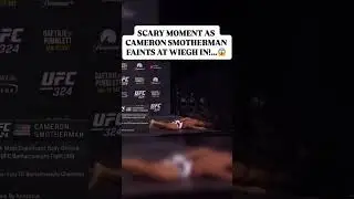 Scary Moment at UFC 324 😳 | Fighter Faints While Making Weight