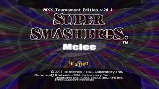 Super Smash Bros. Melee 20XX Tournament Edition Title Screen (Dolphin)