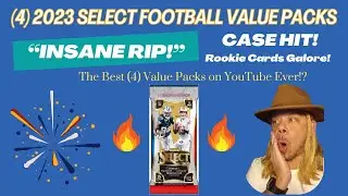 2023 Select Football Value Fat Packs Part 1. Insane Rip! Strouds! Best on YouTube? Sports Cards