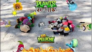Plantas Vs Zombies en el parque