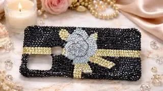 Phone Cover Making Tutorial || Elegant phone cover making at home || stone phone cover || handmade