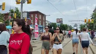 LATIN SALSA EVENT ST CLAIR AVENUE WEST TORONTO CANADA SUN JUL 9/23 4K-60