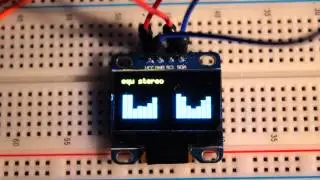 Dual channel MSGEQ7 + Arduino + SSD1306