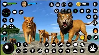 LION GAMES  WILD ANIMAL LIFE 3D ANDRIOD GAMEPLAY #1