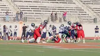 Week 3 - Seattle Majestic leading rusher Andraliah Lee, big finish at the end of a long run