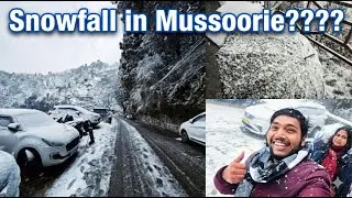 Snowfall in Mussoorie???? Part 1 #mussoorieindia #snow