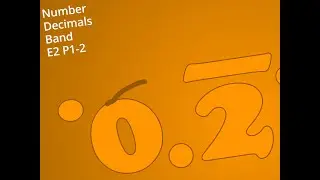 Number Decimals Band: E2 P1-2