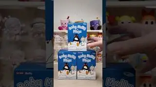 Unbox Pop Mart Baby Molly x Pingu blind boxes with me 🥰