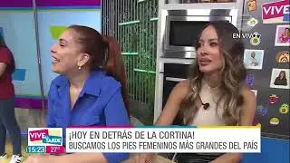 ¡Detrás de la cortina buscamos a los pies femeninos más GRANDES del país!