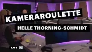 Helle Thorning-Schmidt ruller kamerarouletten i Go' Morgen P3