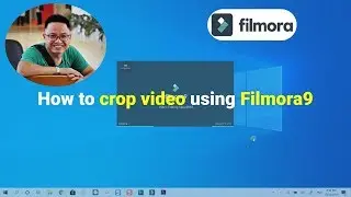 How to CROP VIDEO using Filmora 9 - Tutorial For Beginners