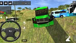 Euro Bus Driving Game 2024 Indonesia Bus Simulator Public Transportation Android Gameplay 833
