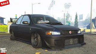 Sultan RS Classic Aggressive Build & Review | GTA 5 Online SALE | Subaru Impreza 22B STI