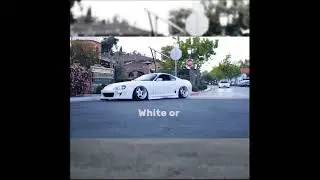 Which Colour Of Supra Will You Choose? 🤫 White or Black? 💀👀 |&bull;| #edit #automobile #trending #shorts