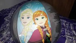 New forzen beach ball deflating