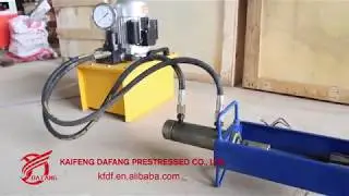 Post tension Onion Jack/Strand Embossing Jack Operation