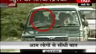 Priyanka drives Rahul around Amethi