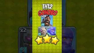 TH12 GoHoBo Attack Still Works in 2025! #clashofclans