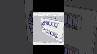 Sketchup tutorial / how to array object over selected curve line  #sketchup #sketchuptutorial