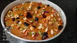 Easy Wheat Jaggery Cake | No Oil No maida No butter No Ghee Cake without oven  at home