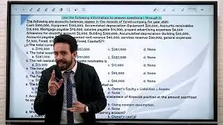 Final Exam 2025 ''Accounting FCES''  - كلية تجارة انجلش - د. عماد النسر