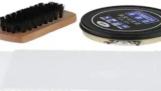 3 Pieces Leather Shoes Cleaner Care Shine Polish Brush Cream Cloth