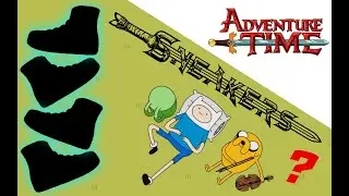 Customized shoes/sneakers│Posca Pens│Adventure Time Theme