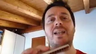 Armonica tutorial #007 - scala blues, secondo e terzo foro