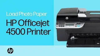 How to Load Photo Paper into an Officejet 4500 Printer | HP Support