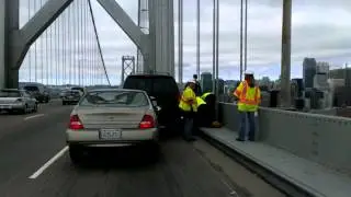 Dramatic Scene on Bay Bridge 9-24-2014