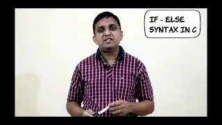 if else | if-else syntax | Programming in C | C Programming