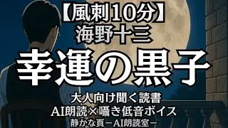 【風刺】海野十三 幸運の黒子｜AI朗読 大人向け聞く読書 囁き男性低音ボイス 短編小説 虫音ASMR