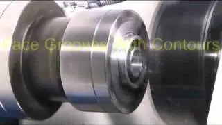 Machining Slots with contour on Trishul Polygon Turning Machine