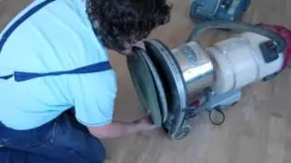 afslibning af tr&aelig;gulve
