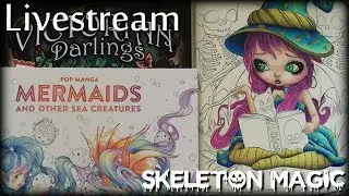 Part 2 - Skeleton Magic | Jasmine Becket-Griffith's Adult Coloring Book - A Fantasy Art Adventure